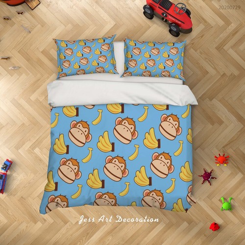 Monkey banana cartoon - monkey,