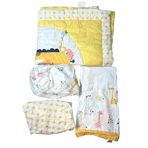 Piece crib bedding set - 4,
