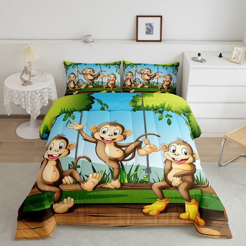 Feelyou cute monkey comforter - monkey,