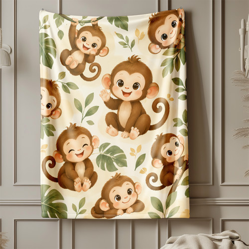 Tropical baby monkey coral - monkey,