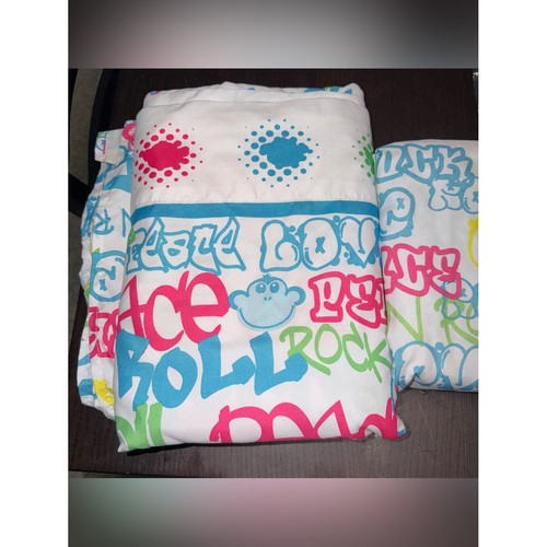 Full bed sheet bright - bright, print
