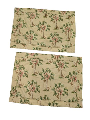 Vtg kaufman monkey trees - p,