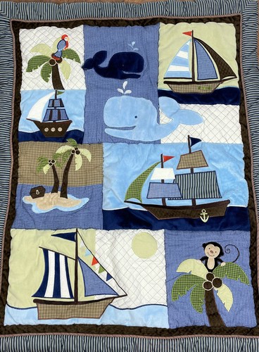 Nojo ahoy mate crib bedding - nojo,