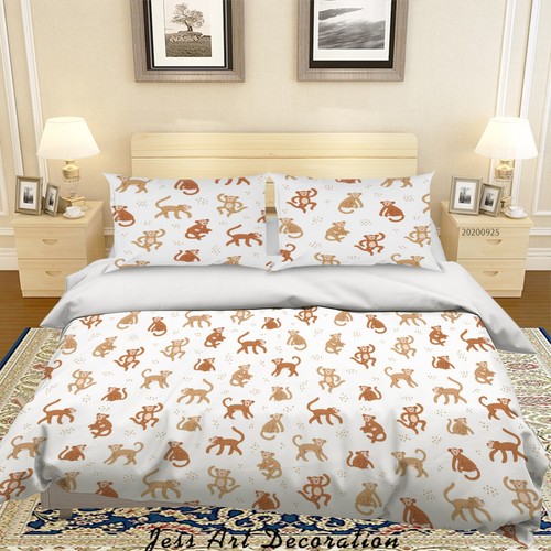 Monkey cartoon pattern kids - pattern,