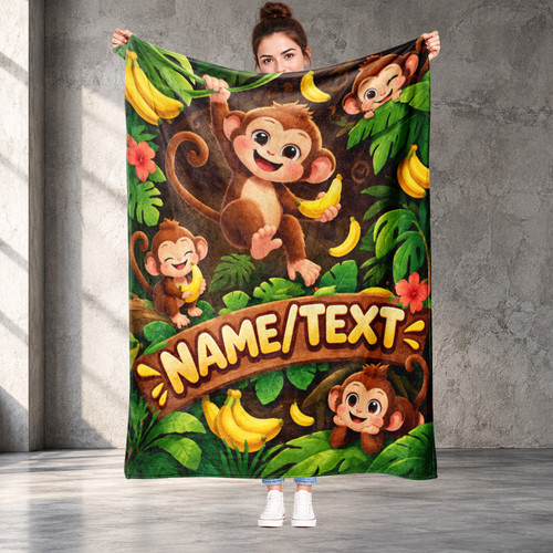 Monkeys bananas and tropical - monkeys,