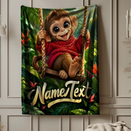 Personalized jungle monkey - jungle,