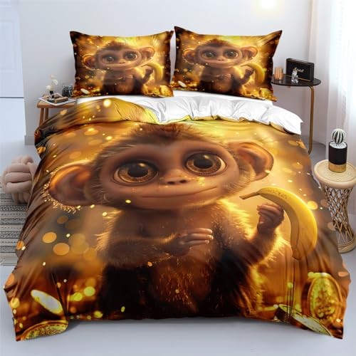 Cartoon monkey bedding set - cartoon,