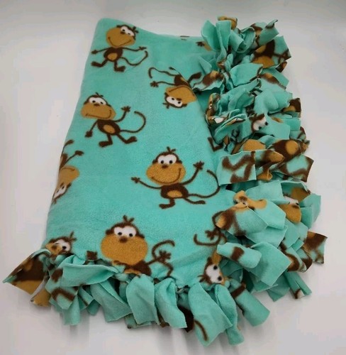 Homemade knot monkeys - monkeys, fleece