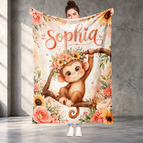 Sophia monkey floral branch - sophia,