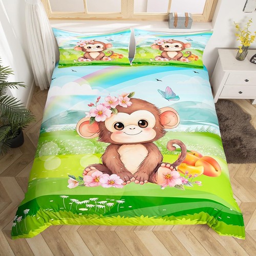 Cute monkey duvet - monkey, cover