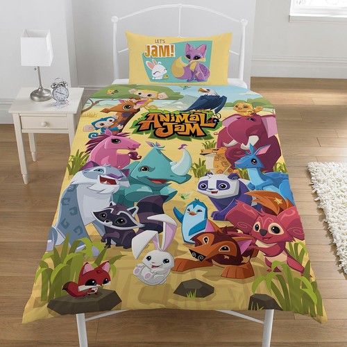 Animal jam single duvet cover - jam,