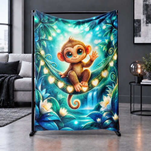 Baby monkey hammock - in,