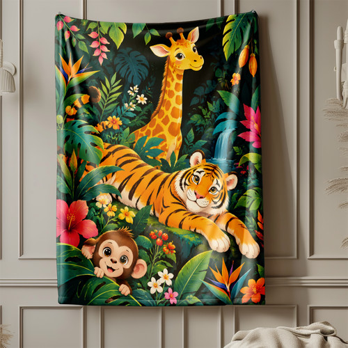 Tiger giraffe monkey tropical - giraffe,