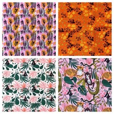Jungle Patterns Cotton Fabric