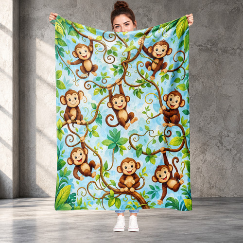 Monkey jungle vine - monkey,
