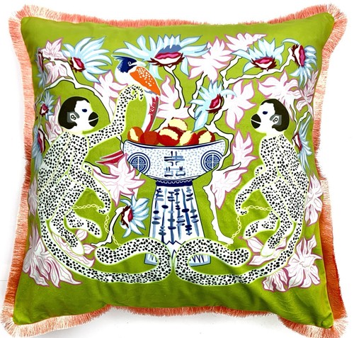 Decorative pillow monkey - decorative,