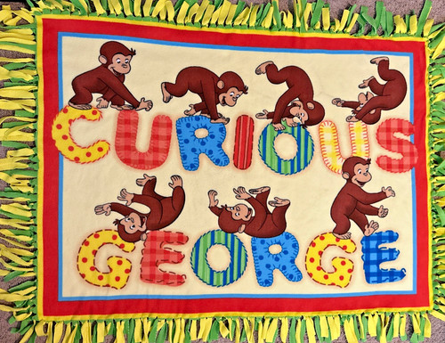 Curious george fleece tie - curious,