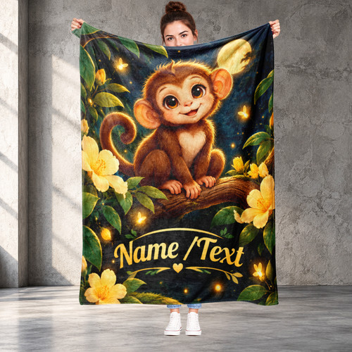 Monkey moonlit flower - a,